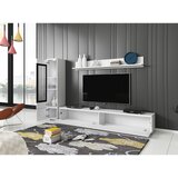P & B Dnevni Regal Vera, Bela, Visoki Sijaj, 3-Delno, Led | Shoptok.si