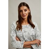 Moodo Women's blouse with 3/4 sleeves - white | ePonuda.com