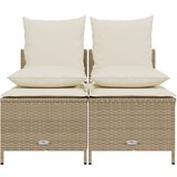  4-dijelni set vrtnih sofa s jastucima bež od poliratana | shoptok.hr