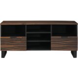 vidaXL TV omara 100x33.5x46 cm Trdna lesena mangovka & inženirski les | Shoptok.si