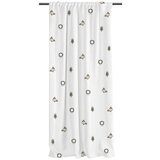 Butter Kings Bela zavesa iz bombažnega satena 110x250 cm Festive Car – Cene