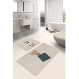 Mila Home Bež od samta kupaonske prostirke u setu 2 kom 60x100 cm Geometry Shapes – | shoptok.hr