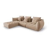 Micadoni Bež kutna garnitura od bouclé tkanine (promjenjiva) Bloom – Home | shoptok.hr