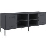 Furnova TV omarica 2 kosa antracitna 68x39x50,5 cm jeklo, (21922652) | Shoptok.si