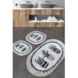  Guipure Djt Multicolor Bathmat Set (3 Pieces) | Eponuda.ba