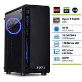 BOFX nash 2 R5-5600X 32GB 1TB RTX4060 gaming namizni računalnik, (21730237) | Shoptok.si