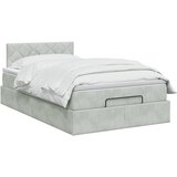  Krevet od pjene s madracem i LED-om Svjetlosiva 120 x 190 cm | shoptok.hr