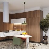 Sollux SL.1705 - visilica na sajli bilo 1xE27/15W/230V, prečnik 35 cm, zelena | Eponuda.com