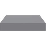  Plutajuće zidne police 4 kom sive 23 x 23,5 x 3,8 cm MDF | shoptok.hr