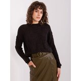 Wool Fashion Italia Sweater-AT-SW-2340.22-black Cene