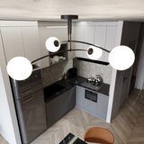  Luster na štapu PREGOS 4xE14/10W/230V crni | Eponuda.com