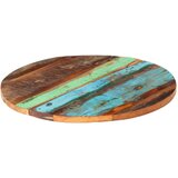  Okrogla mizna plošča 60 cm 25-27 mm trpredelan les | Shoptok.si