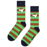 Happy Socks Dokolenke EGG ON STRIPE Zelena | Shoptok.si