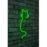 Wallity Cat - Green Green Decorative Plastic Led Lighting