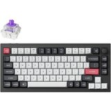 KEYCHRON Q1H-M1 Carbon Black Fully Assembled Knob Bežična tastatura Cene