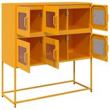  Komoda boja senfa 100,5x39x107 cm hladno valjani čelik | shoptok.hr
