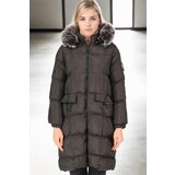 Dewberry Z6706 WOMEN'S COAT-BLACK-1 Cijene