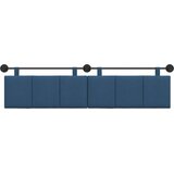  Držeće uzglavlje Zidne Prugasti Plava 210 x 55 x 5 cm tkanina - Plava 200 cm bez LED | shoptok.hr