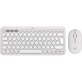 Logitech 920-012204 keyboard Mouse included Universal RF Wireless + Bluetooth QWERTZ German White | shoptok.hr