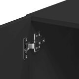 vidaXL Uski ormarić za pohranu crni 40x42,5x225 cm konstruirano drvo | shoptok.hr