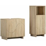  Set ormarića za kupaonicu 2 kom. Hrast sonoma Prerađeno drvo | shoptok.hr