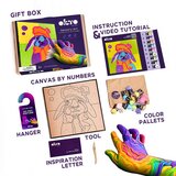  OKTO slika sa samostvrdnjavajućom masom 30 x 30 cm Hare | shoptok.hr