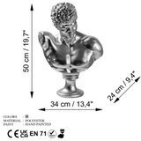 Wallxpert Dekorativna figura Yak-042-A, 34x50x24 cm | Eponuda.ba