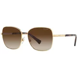 Polo Ralph Lauren Sunčane naočale smeđa / zlatna