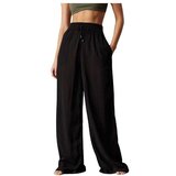 Calvin Klein široke ženske pantalone CKKW0KW02851-BEH