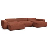 Bobochic Paris Ciglasta kutna garnitura od samta Voltaire – | shoptok.hr