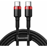 Baseus Cafule PD2.0 100W bliskavica za polnjenje USB za kabel Type-C (20V 5A) 2m rdeča+črna, (20636239)