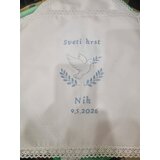  KRSTNI PRTIČEK s križcem in pentljico KRSPRT 10 | Shoptok.si