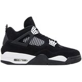 Nike Košarka Baskets Air Jordan 4 Retro White Thunder nubuck noir Črna Cene