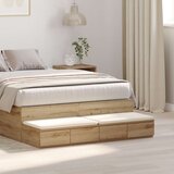  Ladice za krevete Artisan Oak 120x36 5x16 5 cm Konstruirano drvo Cijene