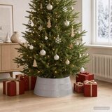  BožićnaSuknjazaDrvce U obliku stošca Srebrna Ø 73 x 25,5 cm Cijene