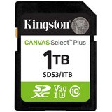Kingston Technology 1TB SDXC Canvas Select Plus Gen3 150MB /s C10 UHS-I U3 V30 | shoptok.hr