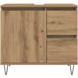  Kupaonski ormarić za umivaonik boja hrasta 65x33x60 cm drveni | shoptok.hr