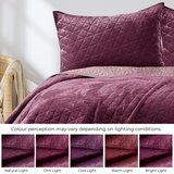 AmeliaHome Prekrivač Laila 170x270 cm, bordo / roza Slike
