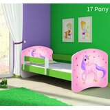  Otroška postelja ACMA z motivom, stranska zelena 180x80 cm 17 Pony | Shoptok.si