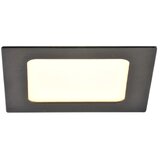  LED ugradna svetiljka RIGEL LED/4,8W/230V 4000K 11,8x11,8 cm crna | Eponuda.com