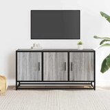 TV ormarić sivi Sonoma 100x35x50 cm Konstruirano drvo i metal | shoptok.hr