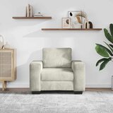 SOFA fotelja krem 100x77x82 cm baršunasta | shoptok.hr