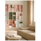 Hammel Furniture Ružičasta viseća biblioteka 70x70x27 cm Mistral – | shoptok.hr