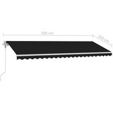  Samostojeća automatska tenda 500 x 350 cm antracit | shoptok.hr