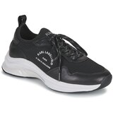 Karl Lagerfeld Nizke superge LUX FINESSE Maison Karl Sock Rubber Črna | Shoptok.si