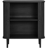 House Nordic Crna komoda od masivnog bora 80x87x40 cm Nikko – | shoptok.hr
