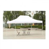  Zložljiv vrtni paviljon 2,9x4,25 m - bel, vremensko odporen, enostavna postavitev, (5000346966) | Shoptok.si