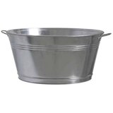 Siena Garden 543530 Cink kadica, srebro, čelični lim Ø51x25 cm, pocinčano 1 kom. Cijene
