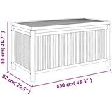  Vrtna kutija za pohranu 110 x 52 x 55 cm od bambusa | shoptok.hr