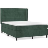  The Living Store Box spring postelja z vzmetnico temno zelena 140x200 cm žamet - Box Spring Postelja, (21491230) | Shoptok.si